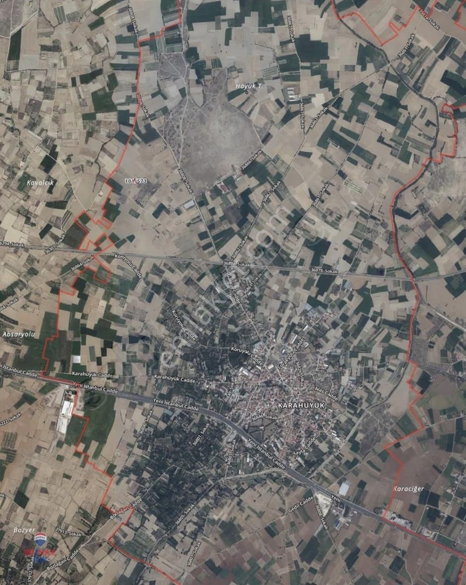Konya Akşehir Karahüyük Mahallesinde Satılık Tarla - Görsel 3