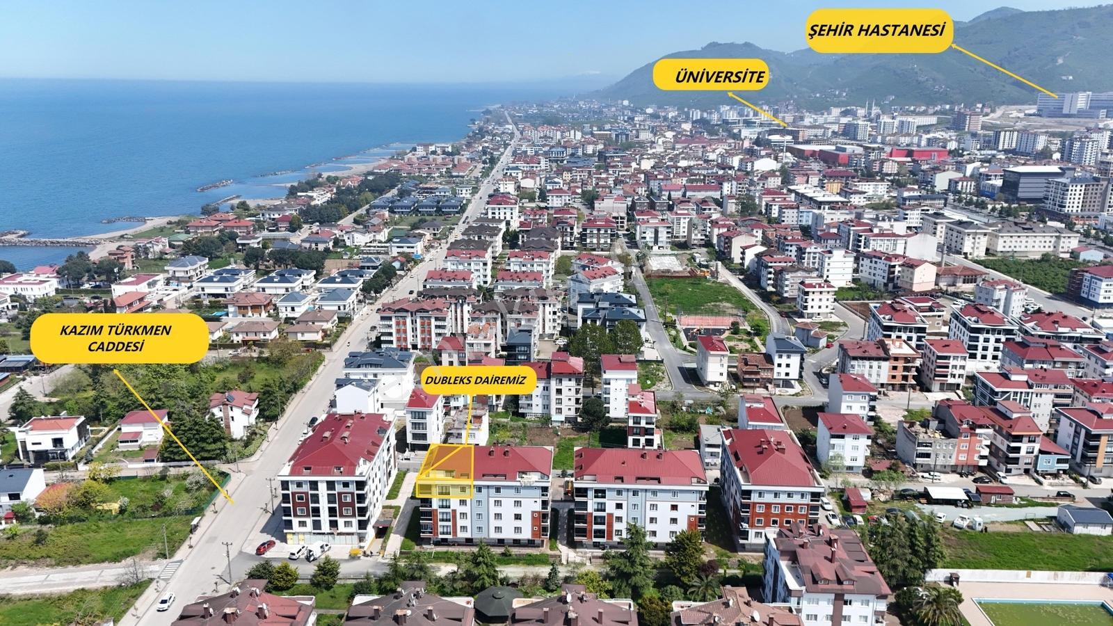 Ordu Cumhuriyet Deniz Tarafı Otoparklı 4+1 Dubleks Satılık Daire