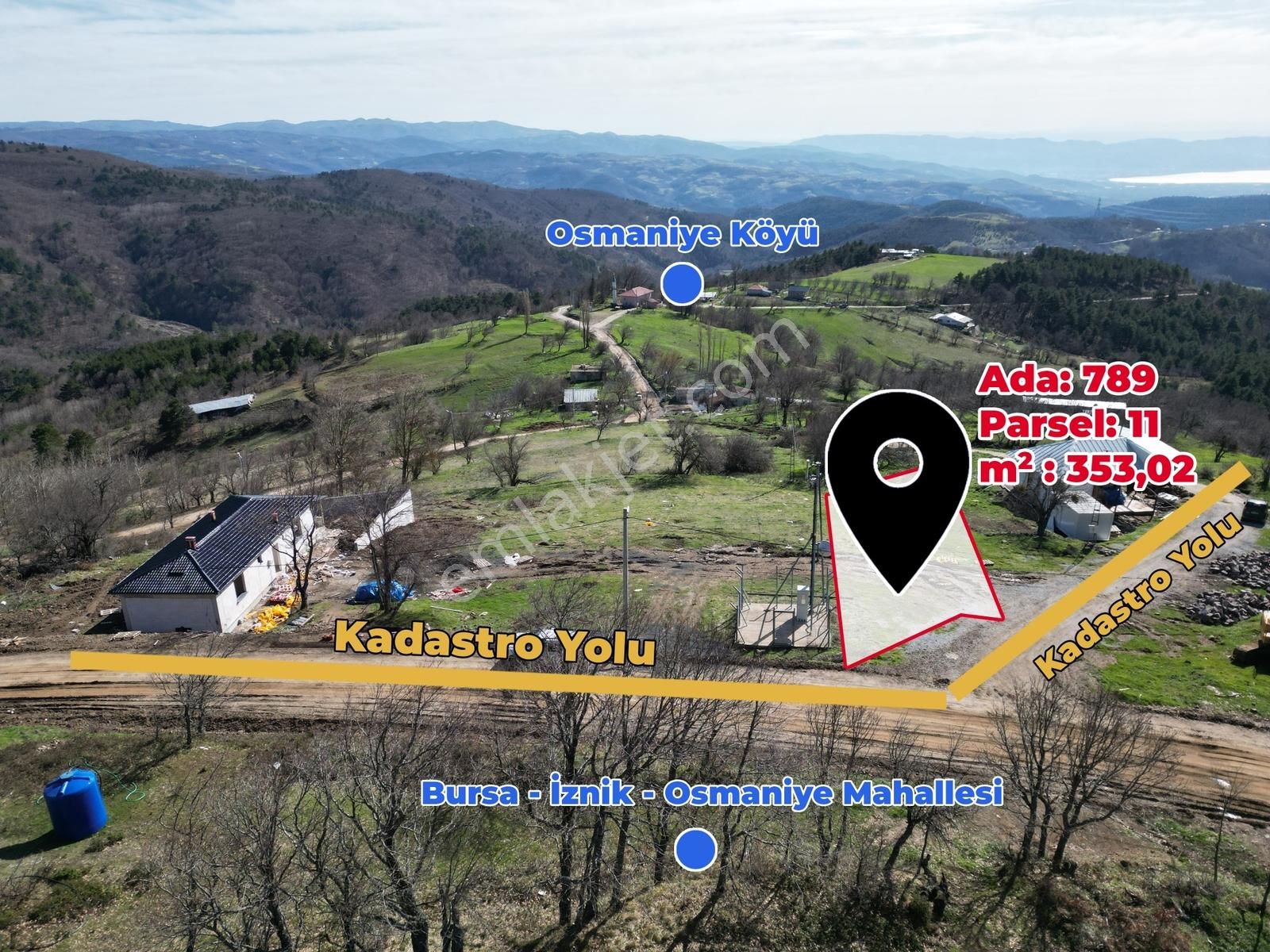 2m Yatırım'dan İznik'te Harika Göl Manzaralı Fırsat Arsa