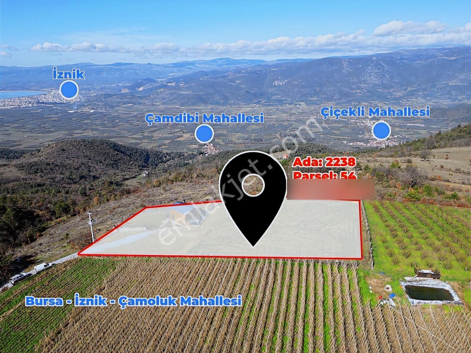 2m Yatırım'dan İznik Çamoluk Mah Full Göl Manzaralı Ağaç Ev - Görsel 10