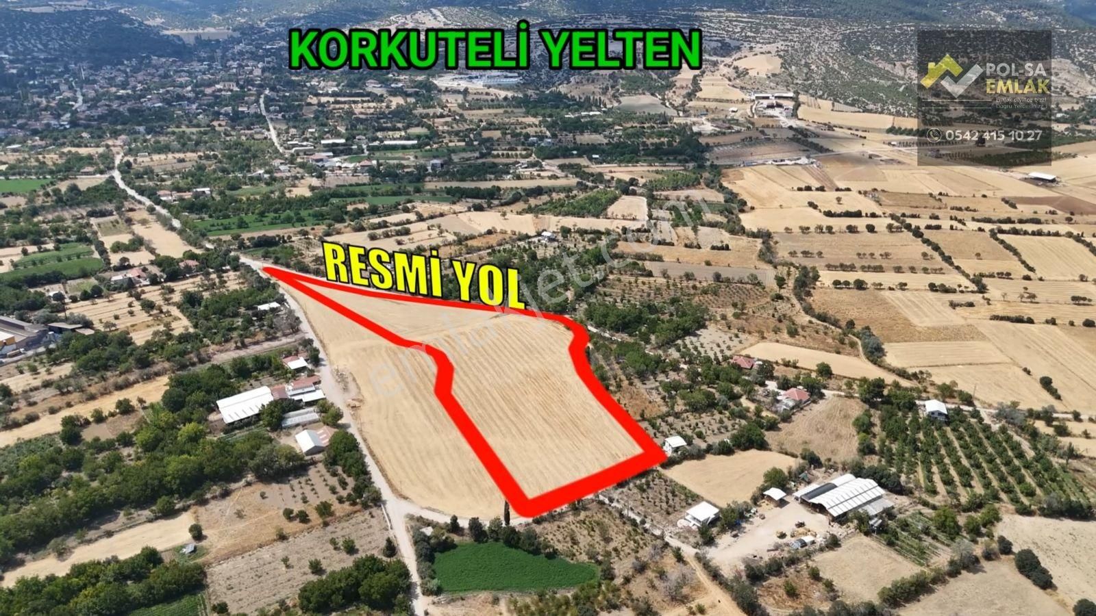 Korkuteli Yelten'de Satılık 20.208m2 Tarla Resmi Yol Var - Görsel 5