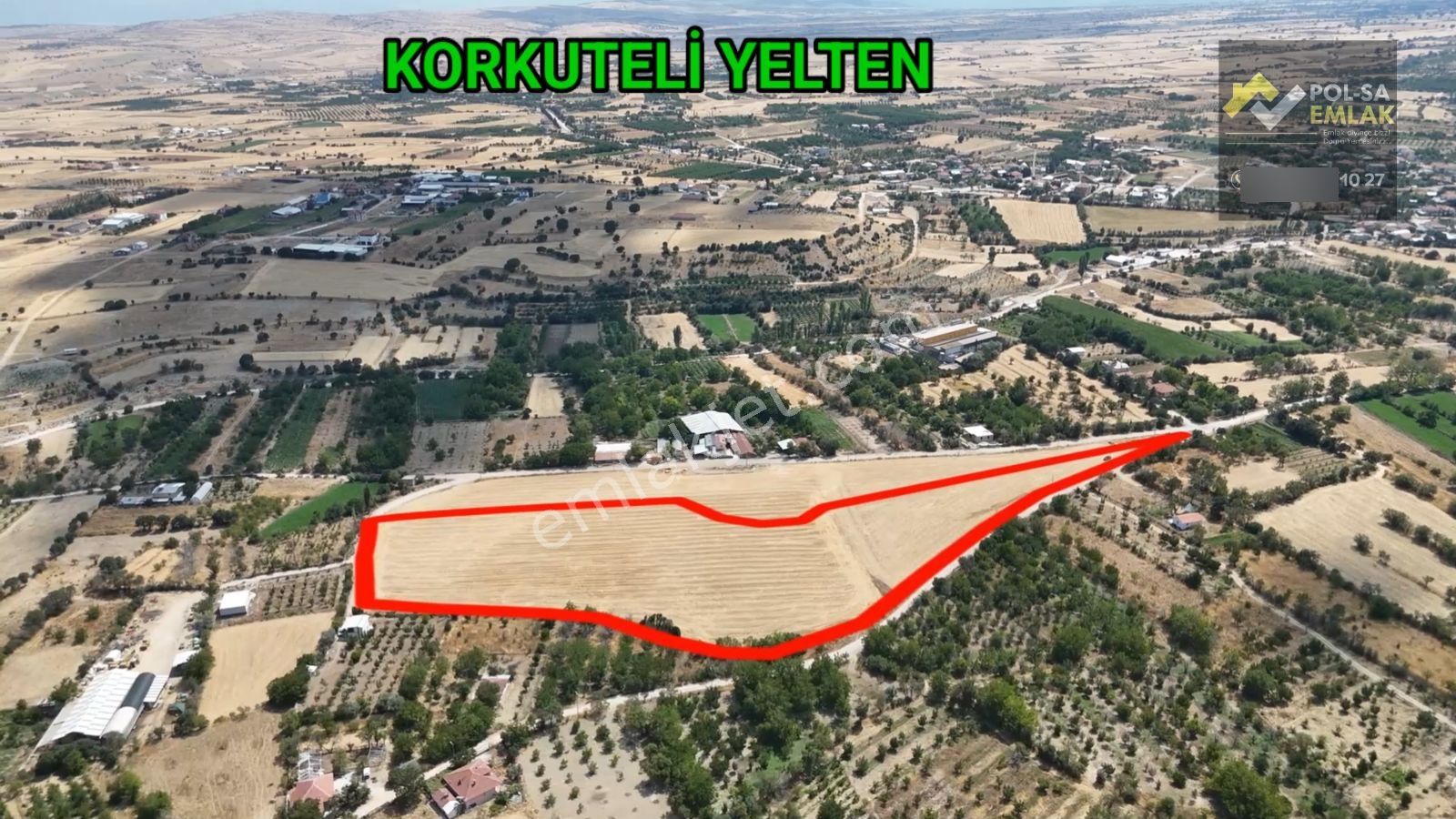 Korkuteli Yelten'de Satılık 20.208m2 Tarla Resmi Yol Var - Görsel 9