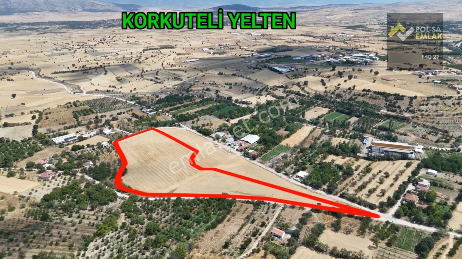 Korkuteli Yelten'de Satılık 20.208m2 Tarla Resmi Yol Var - Görsel 2