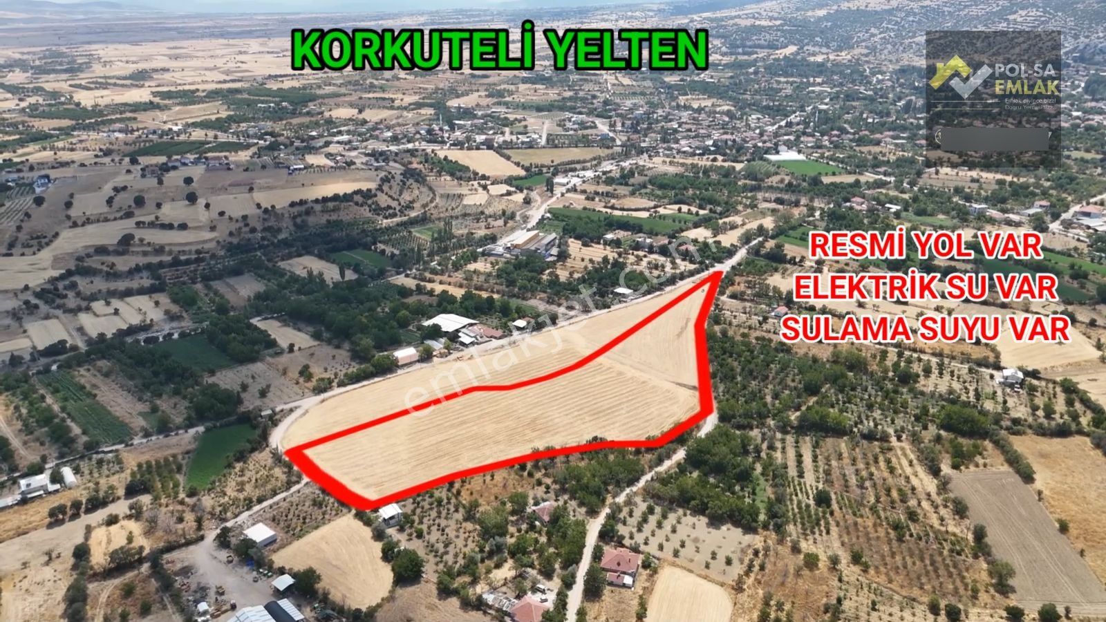 Korkuteli Yelten'de Satılık 20.208m2 Tarla Resmi Yol Var - Görsel 11