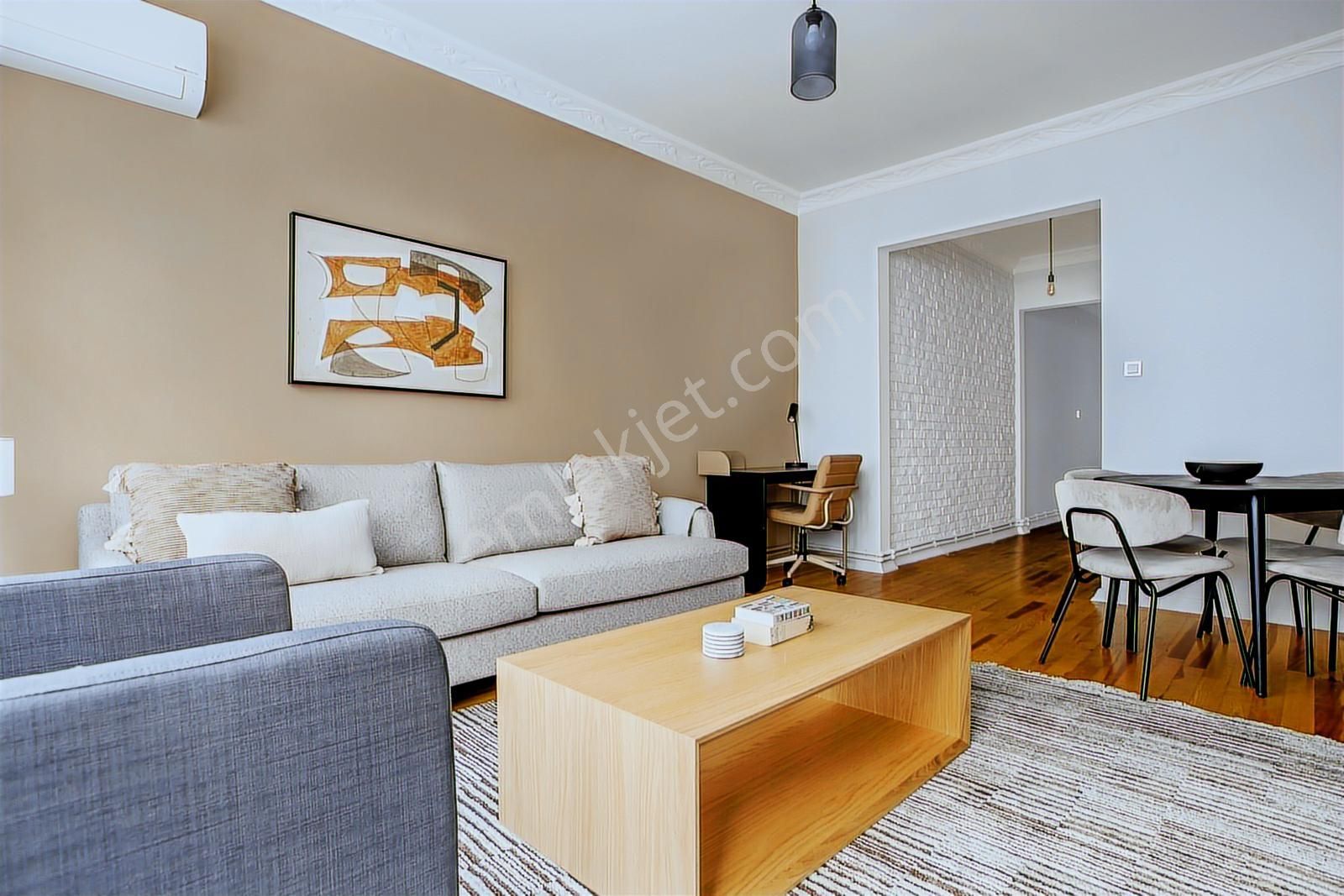 Teşvikiye'de İçi Yapılı Özel Tasarım Full Eşyalı Kiralık 2+1 - Görsel 9