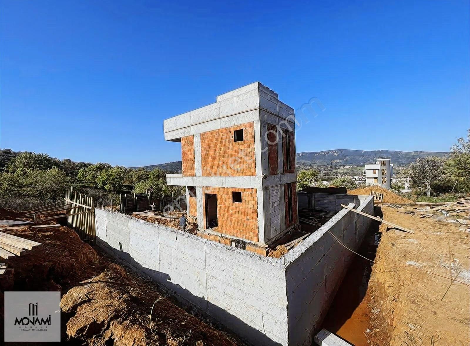 Yelkide Kent Koleji Üstü Tam Müstakil Havuzlu Natamam Villa - Görsel 3