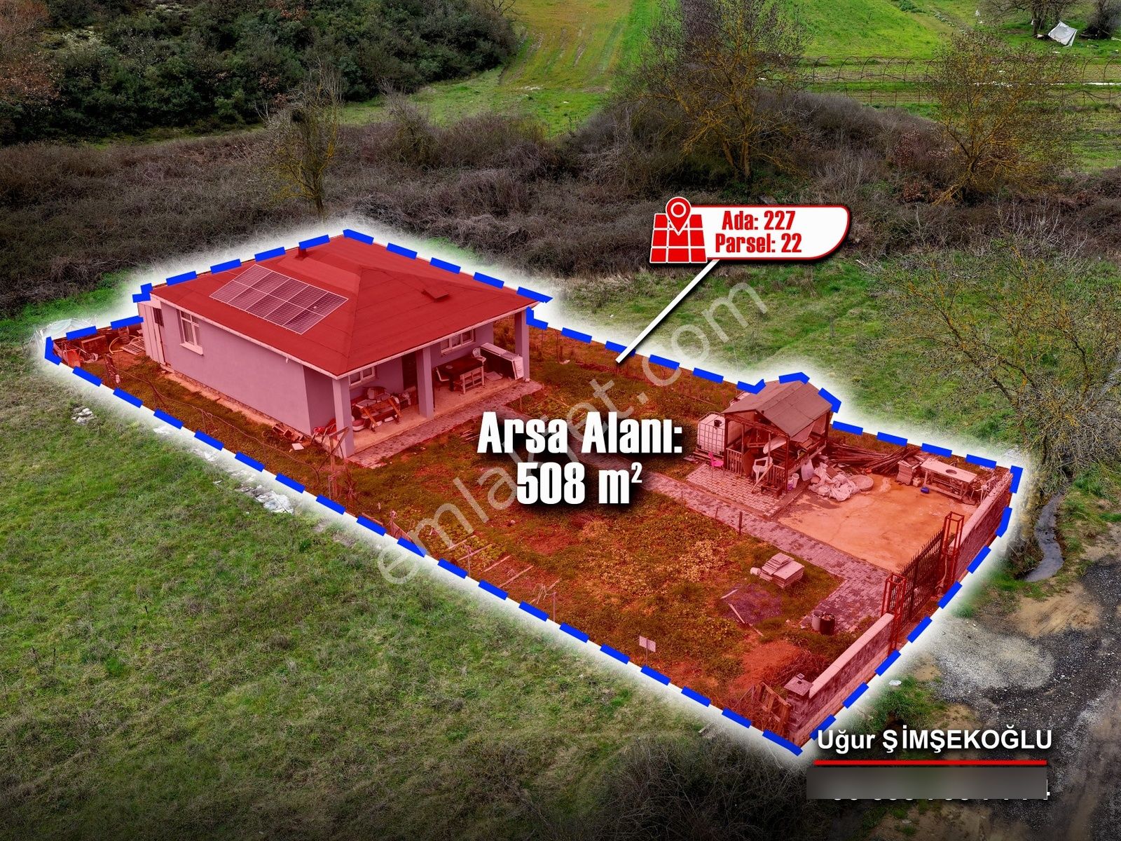 Tbc Gayrimenkul Gebze Kadıllı'da 508 M² Satılık Arsa Müstakil Ev