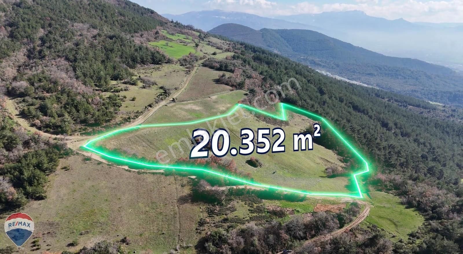 Remax Maviden İçinde Suyu Olan Panaromik Manzaralı Çiftlik Arsas - Görsel 15