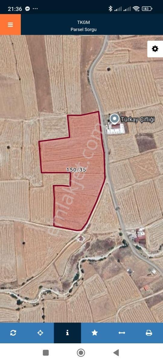 Korkuteli Yelten Köyü Satılık 26.465m2 Tarla Resmi Yol Var