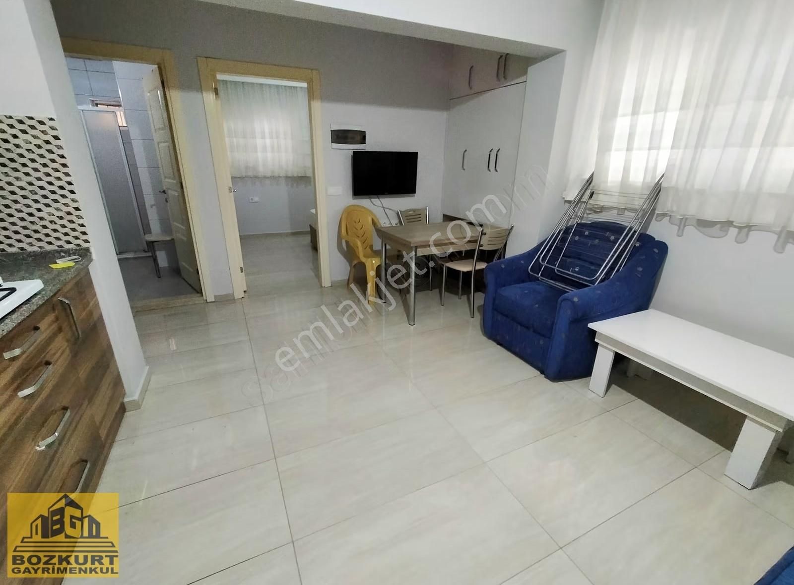 Mehmetcikde Kiralık 50m2 1+1 Eşyalı Apart Daire - Görsel 14