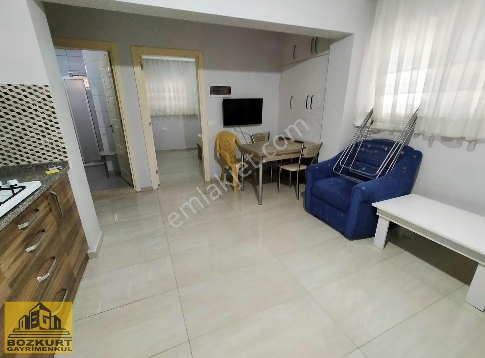 Mehmetcikde Kiralık 50m2 1+1 Eşyalı Apart Daire - Görsel 4