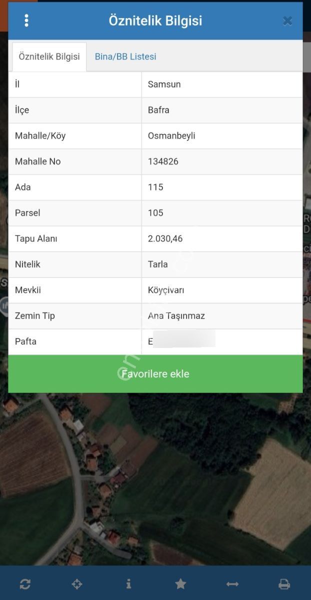 Deka Gayrimenkul'den Bafra'da Anoyola Cephe Satılık Tarla - Görsel 5