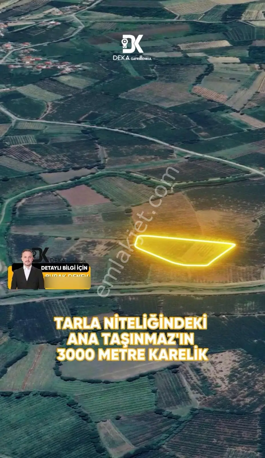 Deka Gayrimenkul'den Çarşamba Şeyhhabil'de Satılık 3.000m² Tarla - Görsel 3