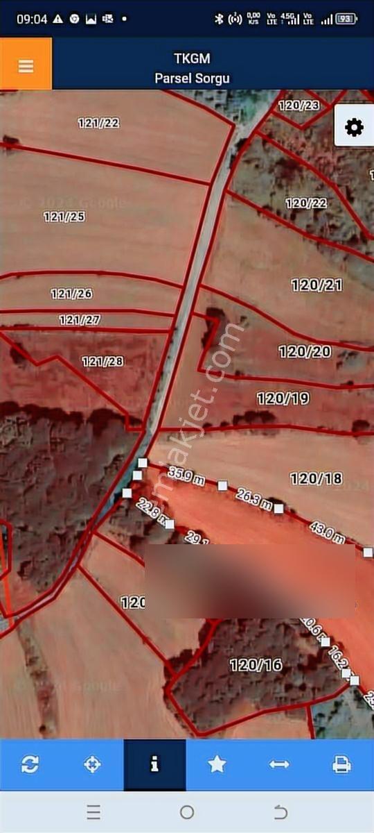 Takaslı Bölgenin En Uygun Arazisi Çalyerde 6.016 M2 İmarlı Yollu - Görsel 4