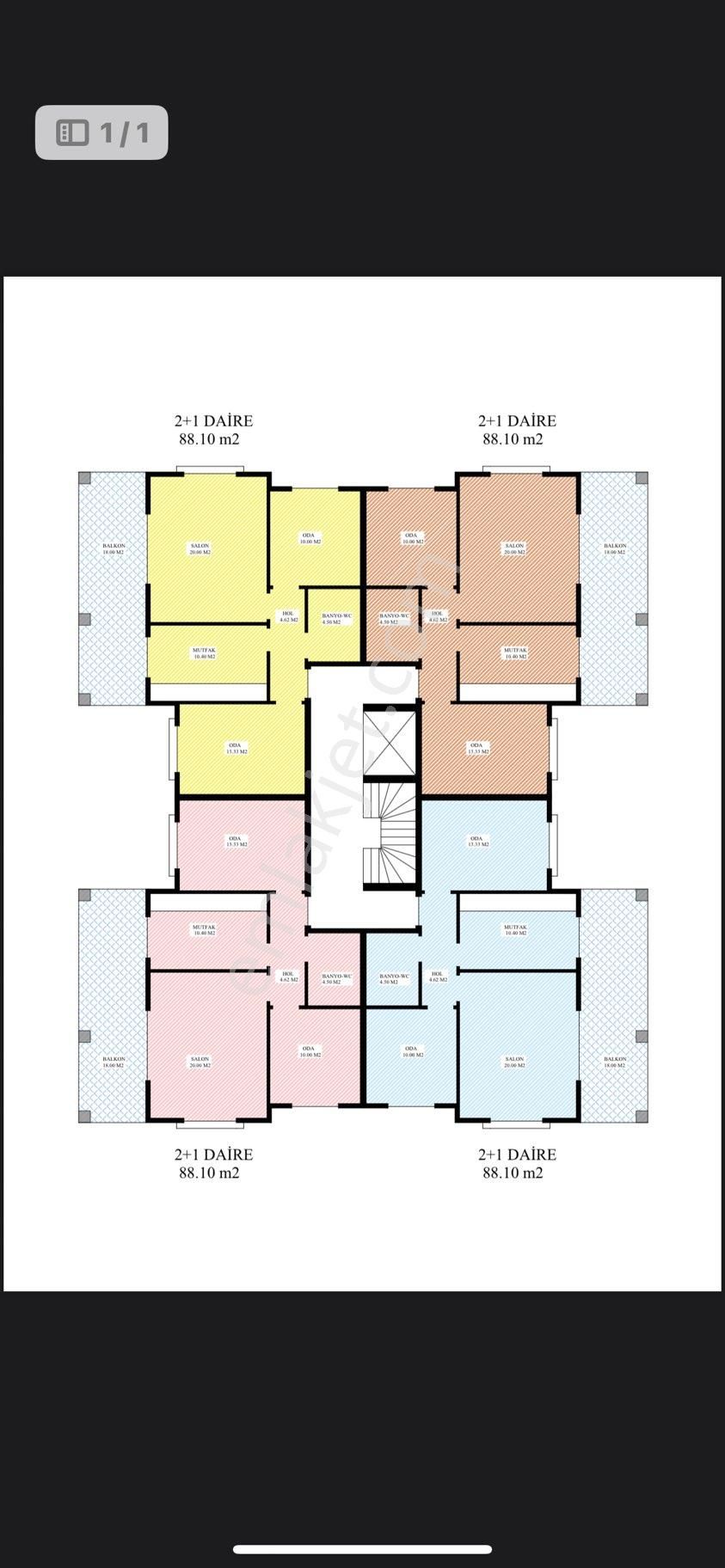 Gömeç Merkezde 90 M2 Satılık 2+1 Kapalı Mutfak Daire - Görsel 2