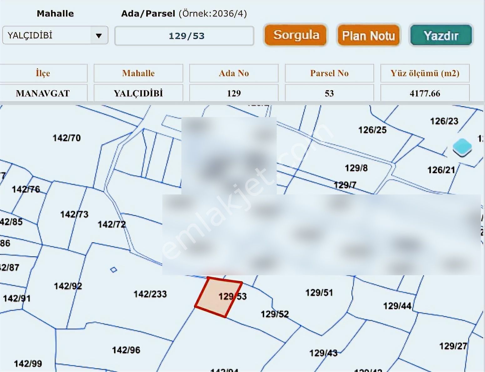 Antalya Manavgat Yalçıdibi Satılık Tarla - Görsel 2