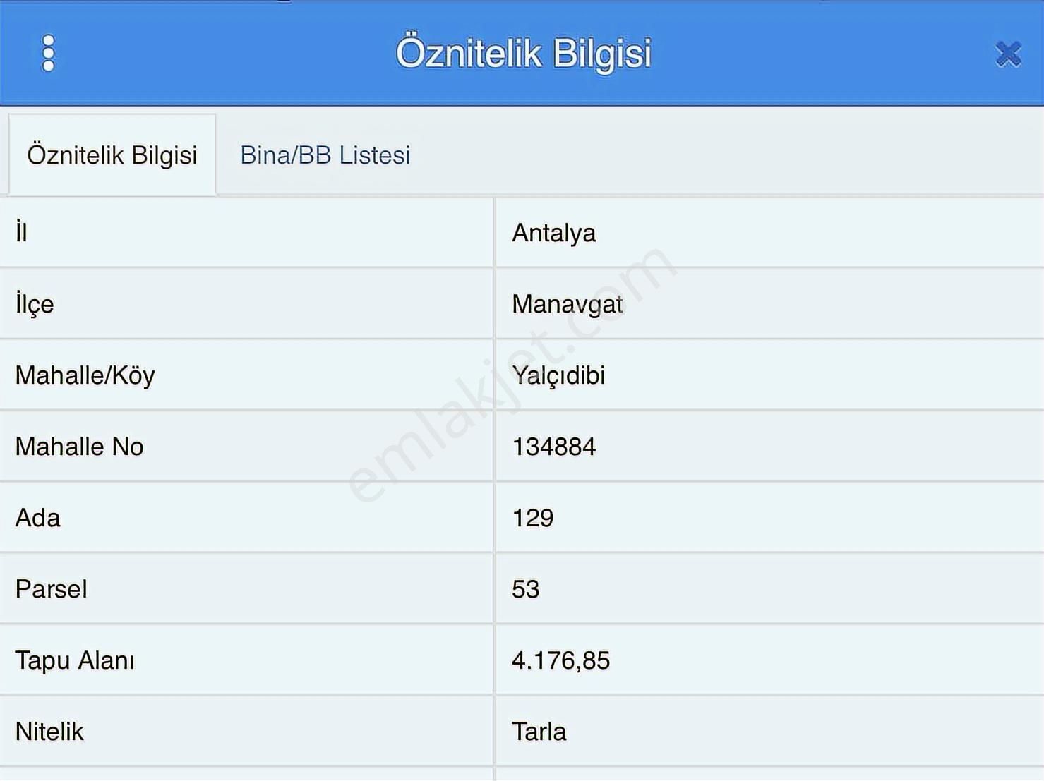 Antalya Manavgat Yalçıdibi Satılık Tarla - Görsel 3