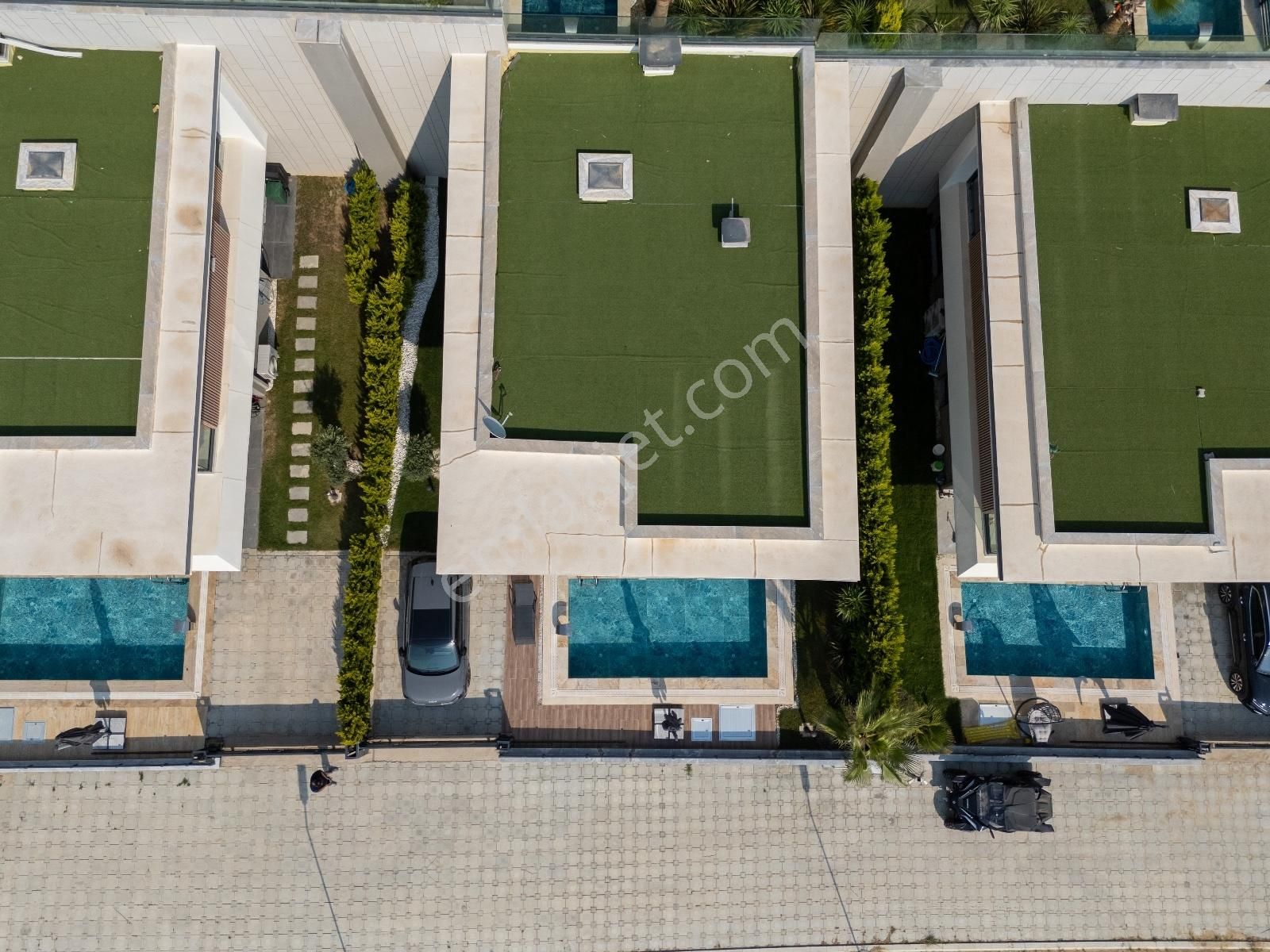 Kuşadası'nda Gerçek Panaromik Deniz Manzaralı Müstakil Villa - Görsel 26