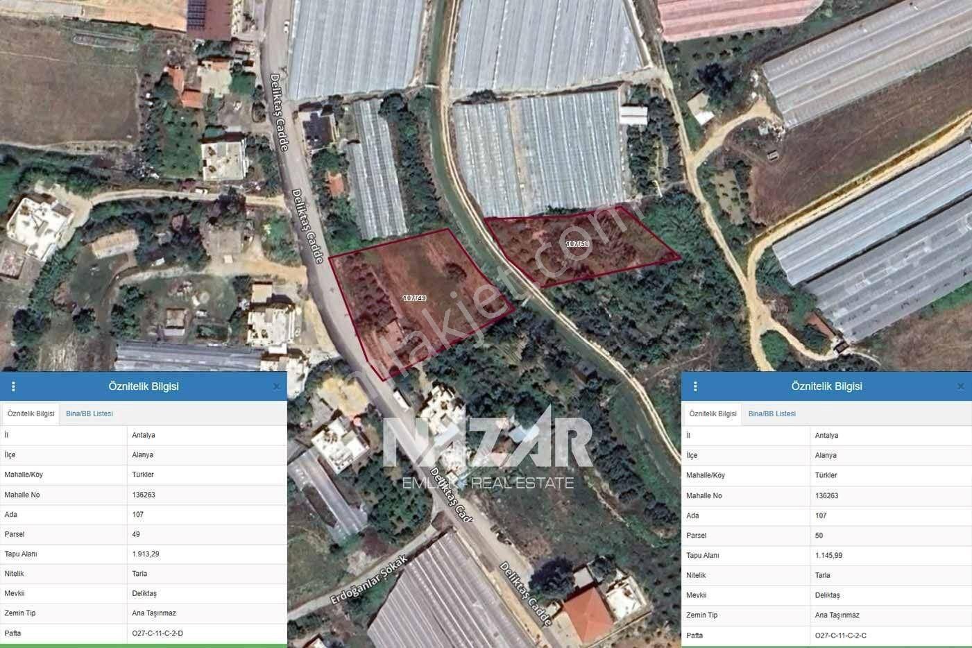 Alanya Türkler’de 3.059 M² Satılık Tarla Ve 2+1 Ev - Görsel 19