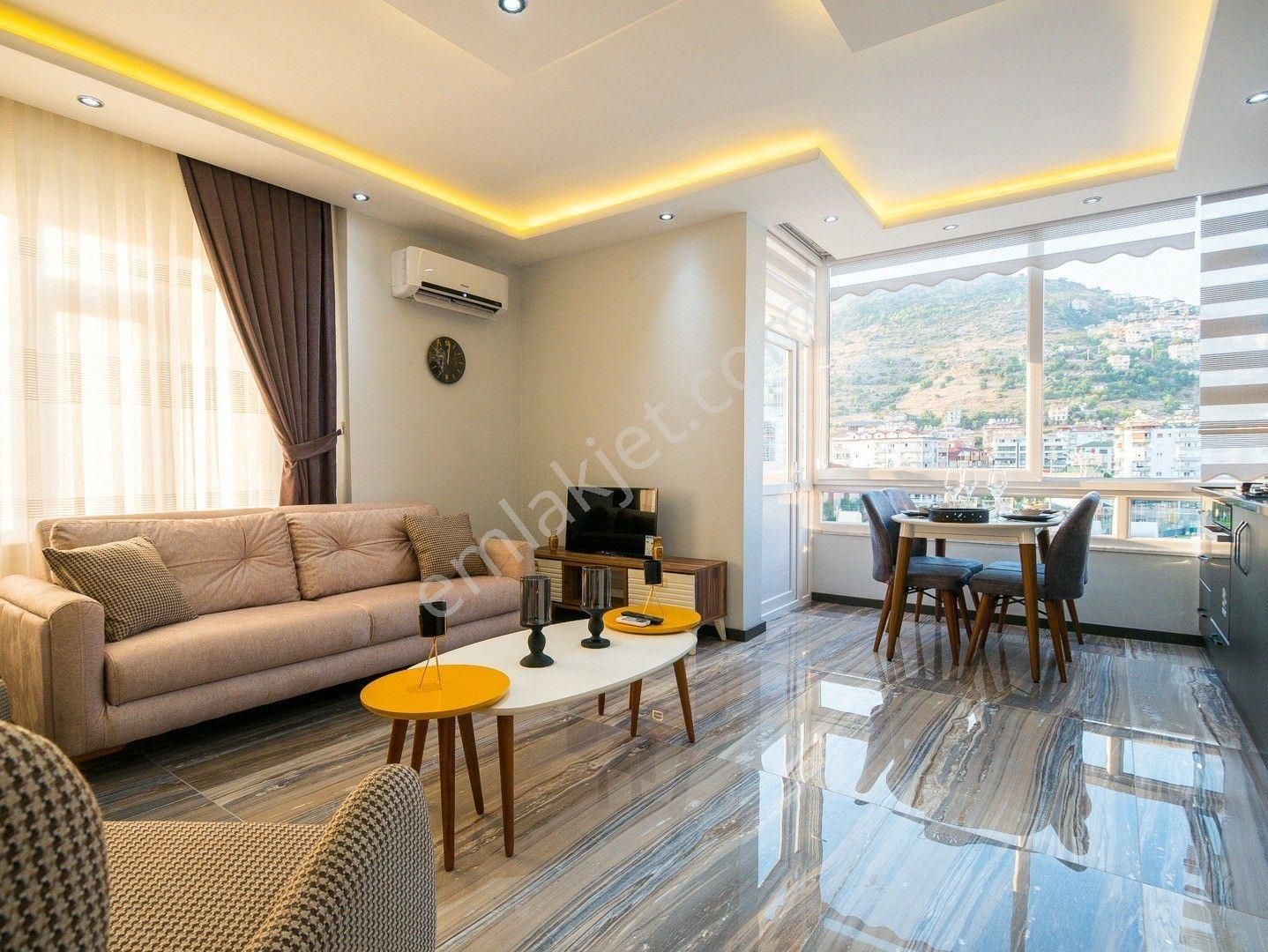 Alanya Merkezde Eşyalı 1+1! İkamete Uygun Denize 600 M Kaçırılmaz Fırsat - Görsel 4