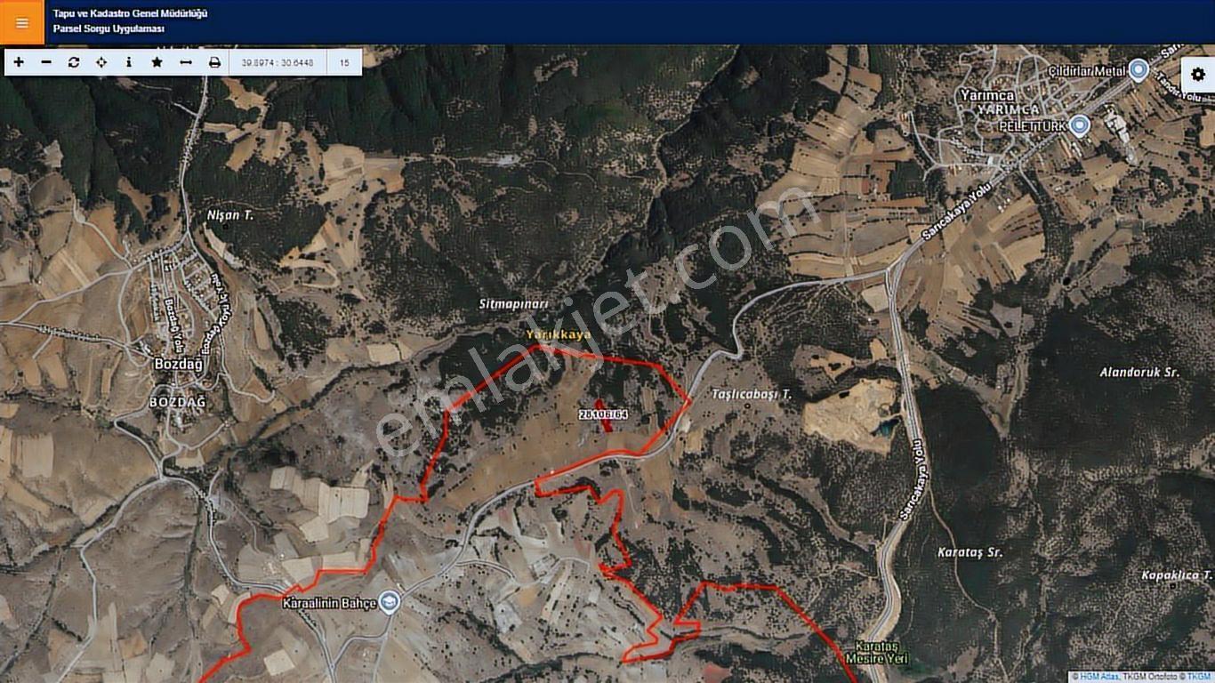 Başkan Emlaktan Satılık Karadere Mah 470 M2 Bahçe Yeri . Hesaplı - Görsel 5