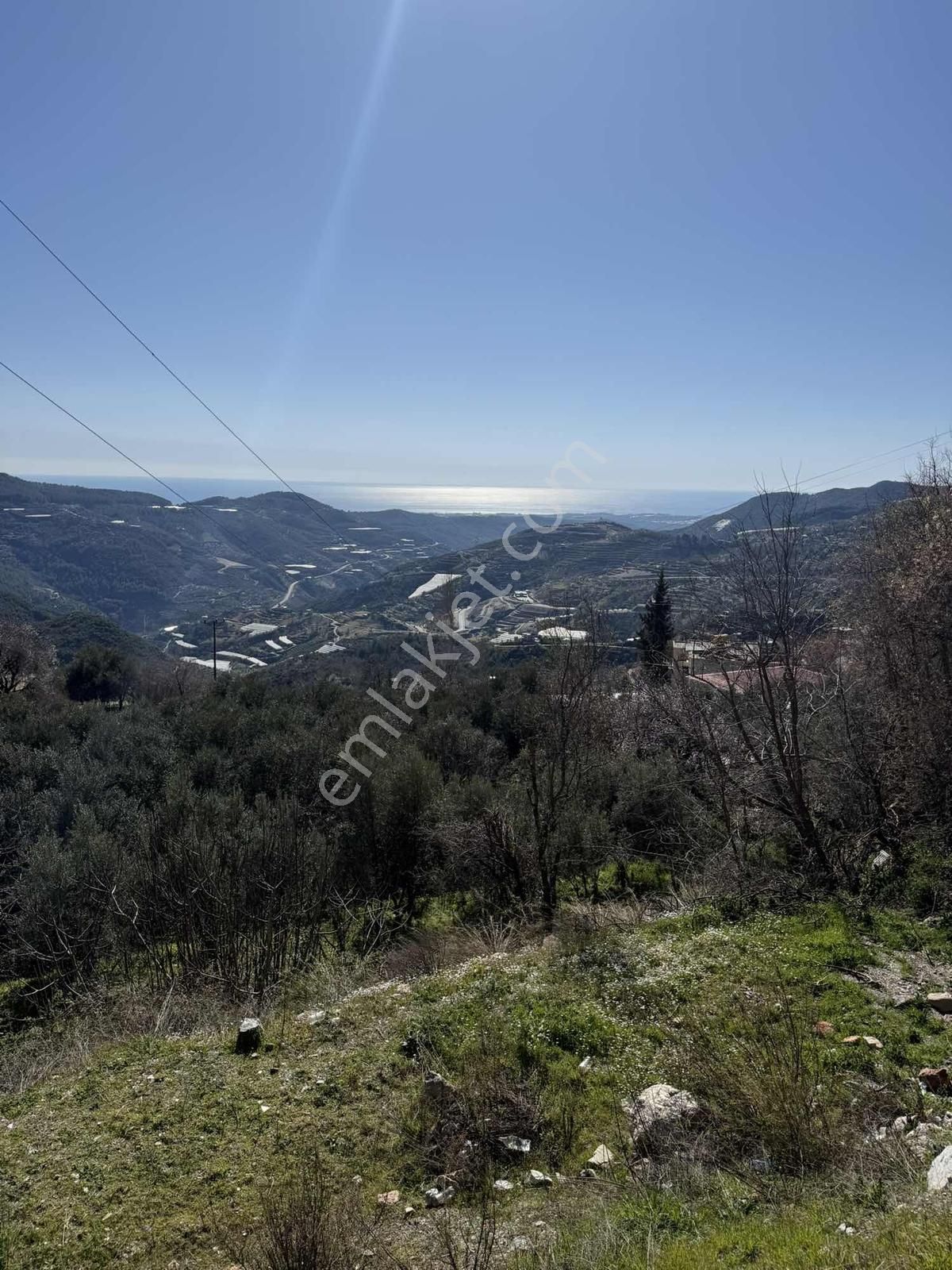 Alanya Yenicede Full Deniz Manzaralı 1.587m² Yola Sıfır Arsa!! - Görsel 10