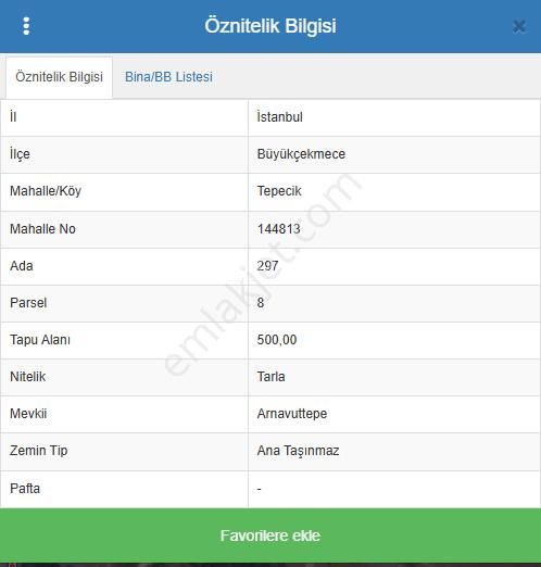 Acil Satılık 500 M2 Arsa Tepecik Hüriryet Mh B Çekmece - Görsel 4