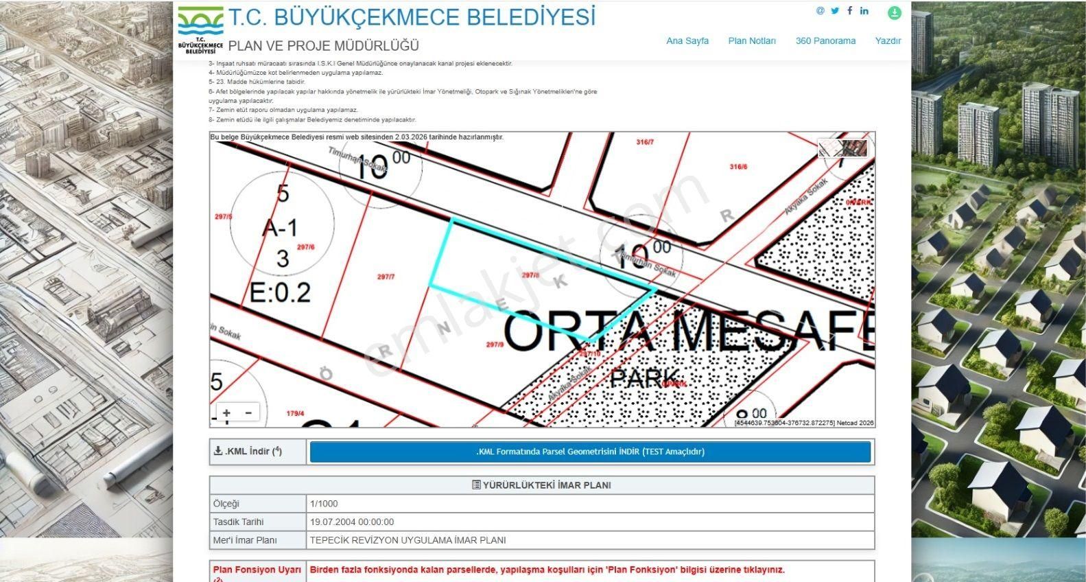 Acil Satılık 500 M2 Arsa Tepecik Hüriryet Mh B Çekmece - Görsel 3