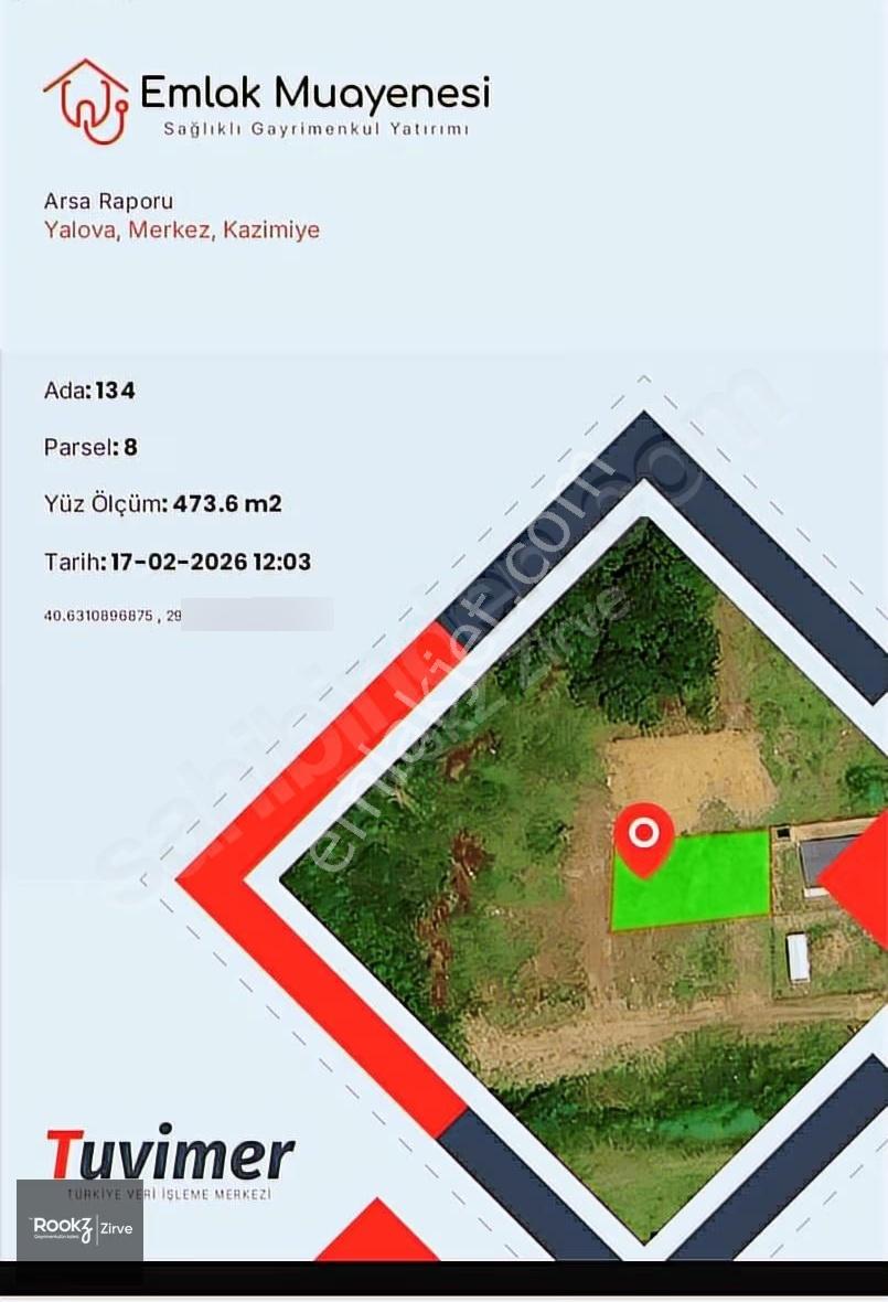 Yalova Kazımiye'de Deniz Ve Doğa Manzaralı İmarlı Satılık Arsa - Görsel 2