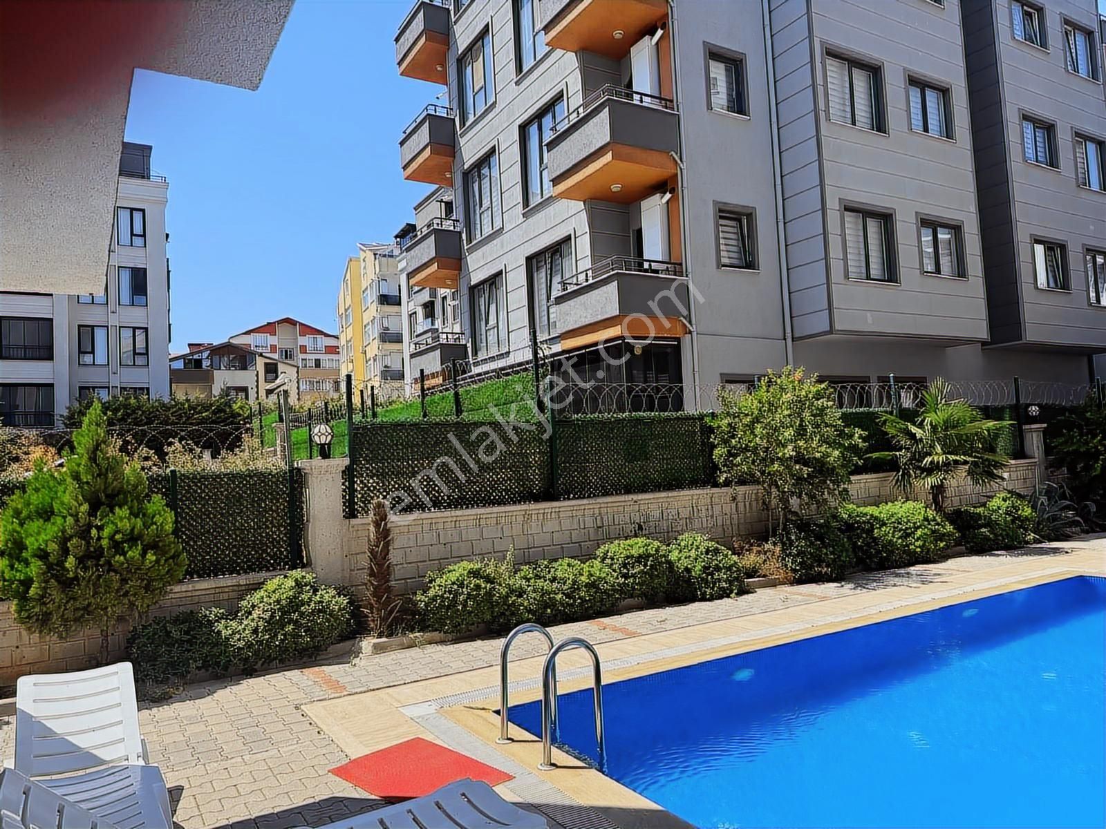 Görüklede Havuzlu Sitede 2+1 Full Eşyalı Klimalı Kiralık Daire - Görsel 28