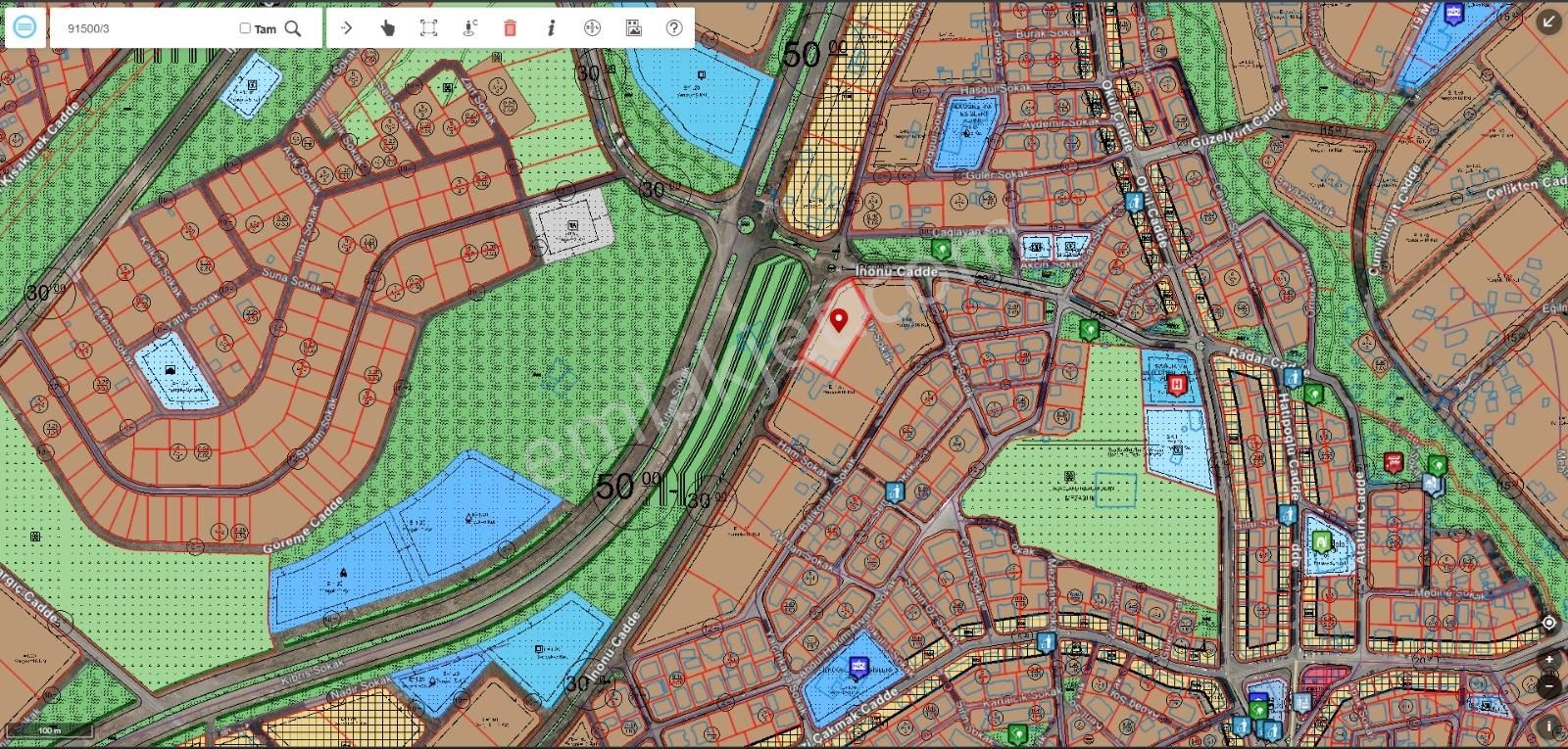 Fuat Çetin'den Süper Konumlu 1.6 Emsal Site Arsası Caddeye 300 M - Görsel 22
