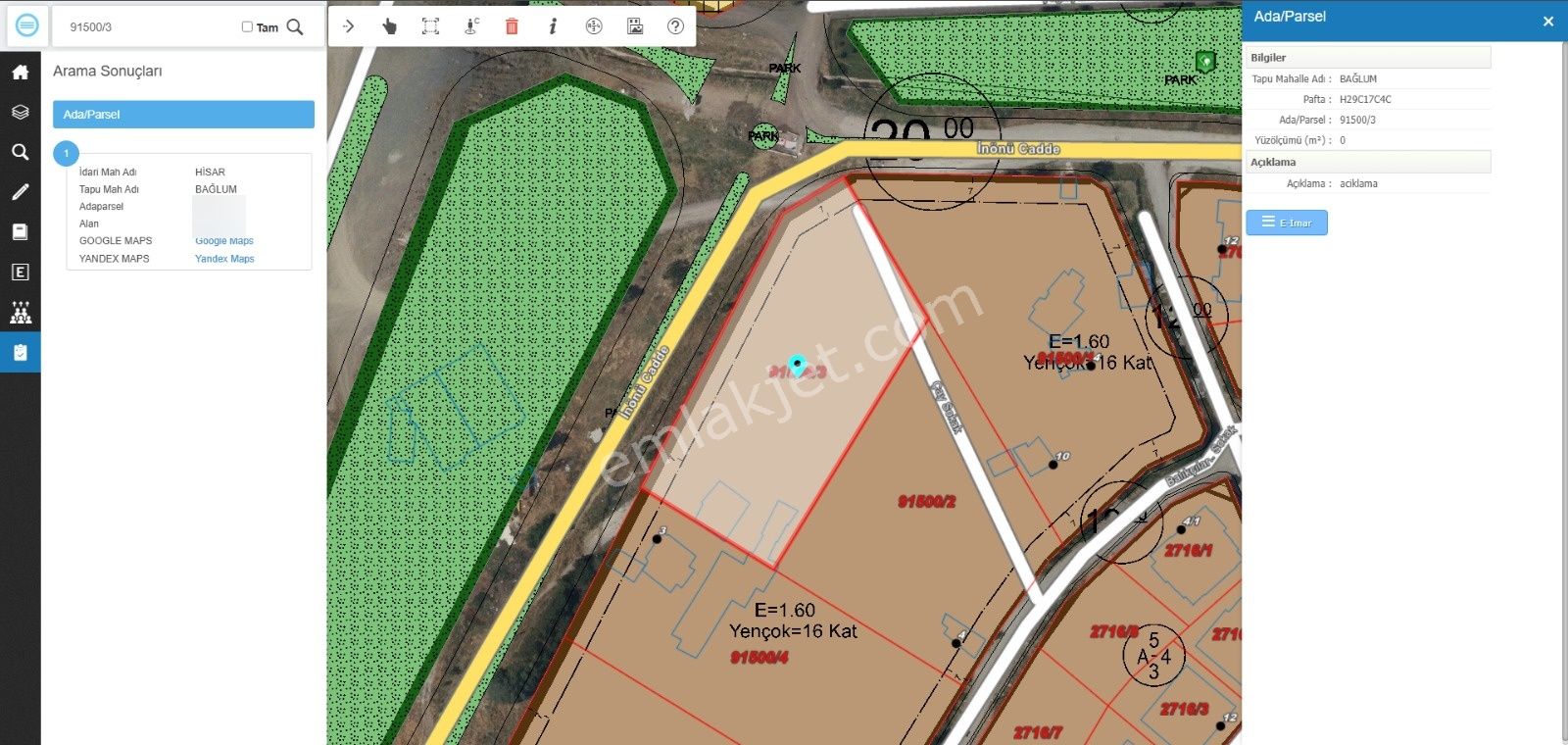 Fuat Çetin'den Süper Konumlu 1.6 Emsal Site Arsası Caddeye 300 M - Görsel 18