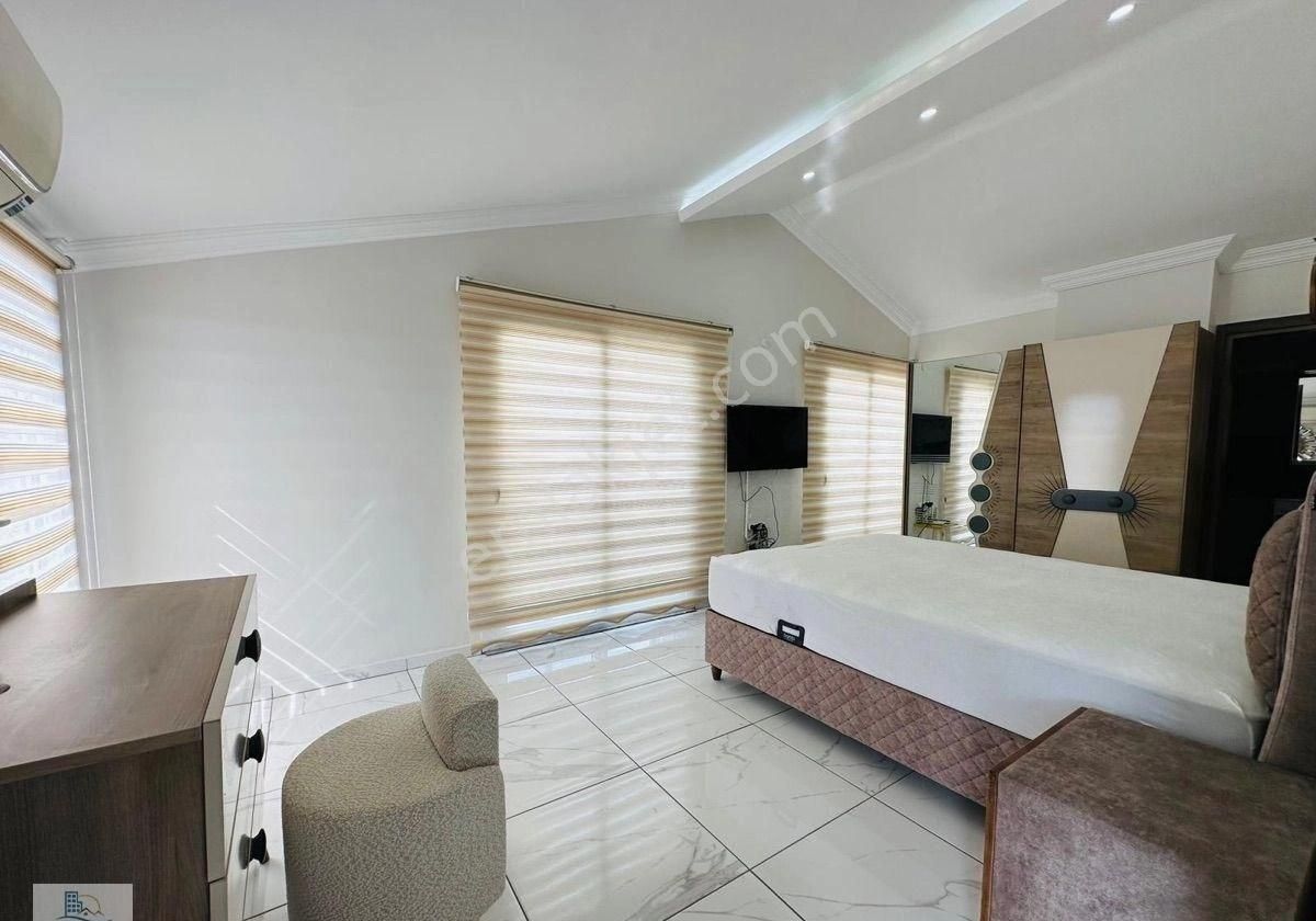 Didim Efeler Mahallesinde Köşe Konumlu Deniz Manzaralı Eşyalı 3+1 Dubleks Daire - Görsel 22