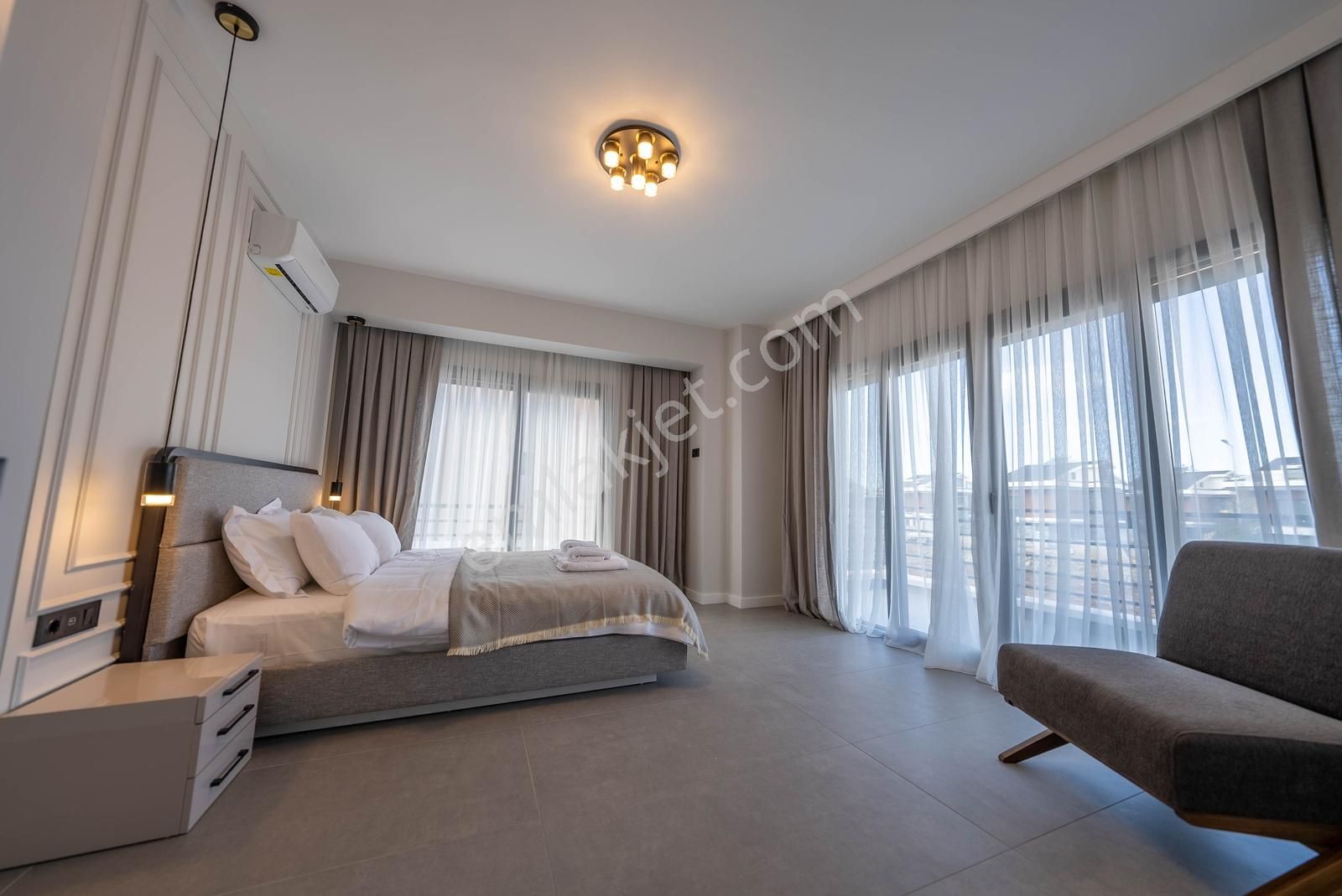 Akmaz Plajına 300m | Özel Havuzlu Sıfır Tripleks Villa | Fethiye - Görsel 20