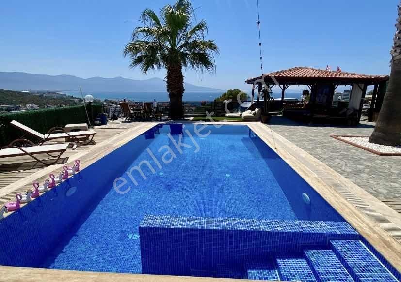 Kuşadası'nda Müstakil Havuzlu Deniz Manzaralı 5+1 Lüks Villa - Görsel 5