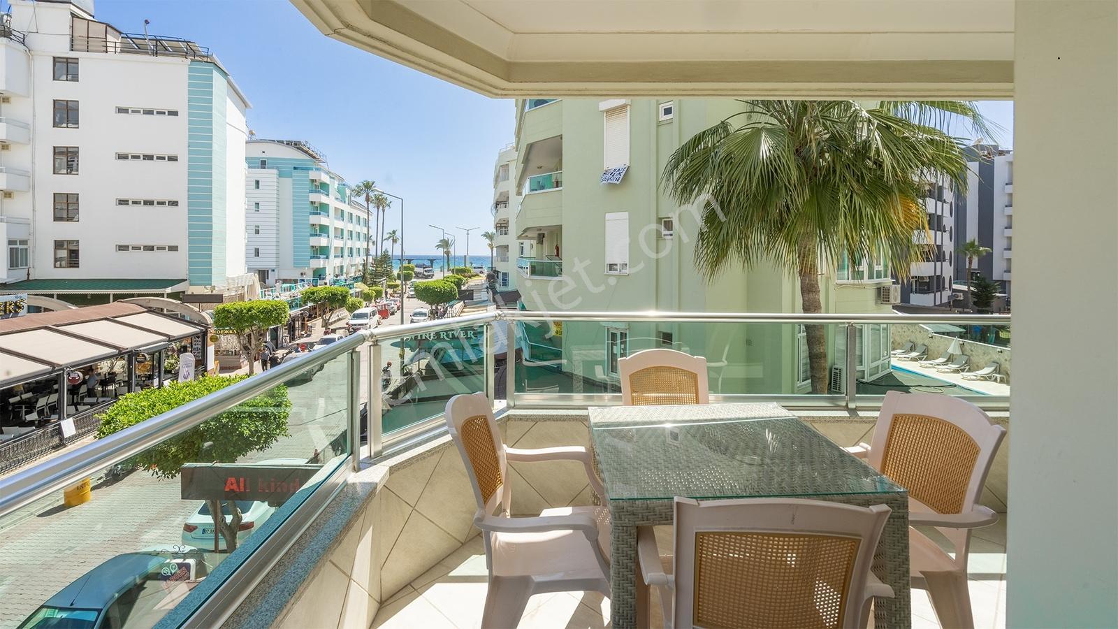 Alanya Oba 2+1 100m2 Deniz Manzara,eşyalı,güney Cephe,denize 50m - Görsel 7