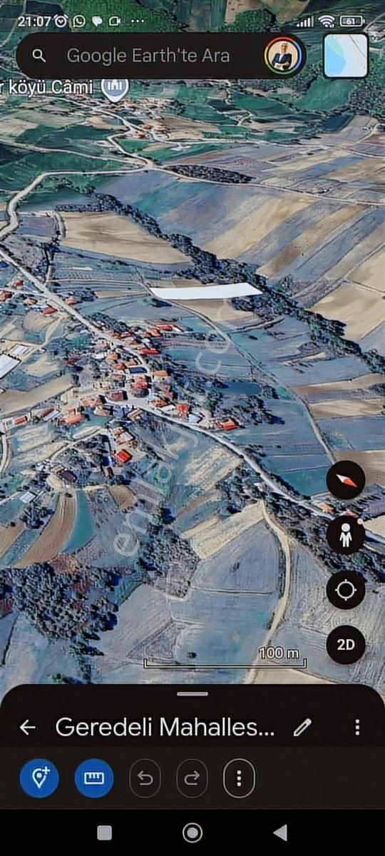 Derince Geredeli Köyünde Köy İmarında Satılık 4007m2 Fırsa Tarla - Görsel 6