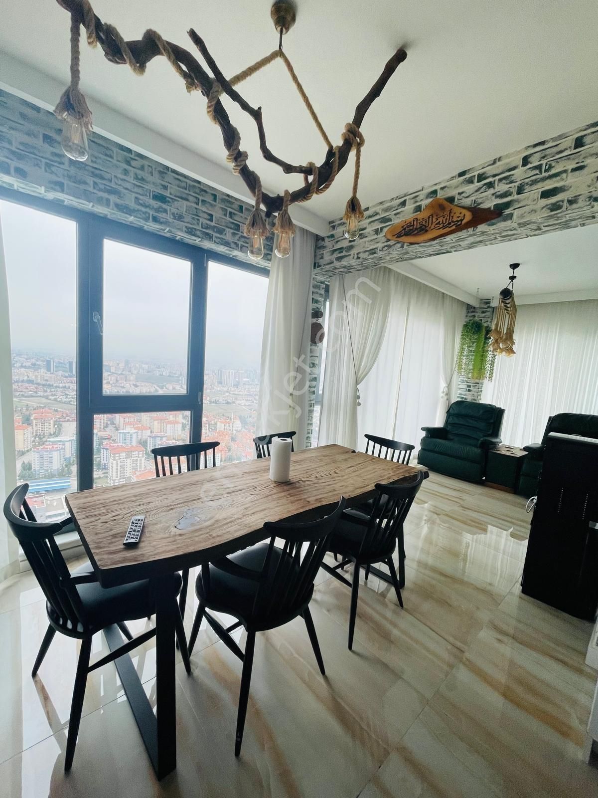 Eryaman Twin Towers Panoramik Manzaralı Eşyalı 4+1 Lüks Daire - Görsel 8