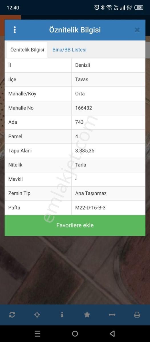 Arevtürk'den Tavas Orta Mahallede Satılık Arazi - Görsel 4
