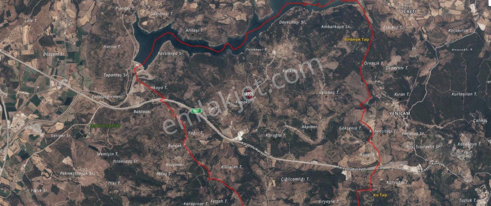 Çanakkale Ayvacık Ahmetçe'de İyi Konumda Satılık 7.073 M² Tarla - Görsel 5
