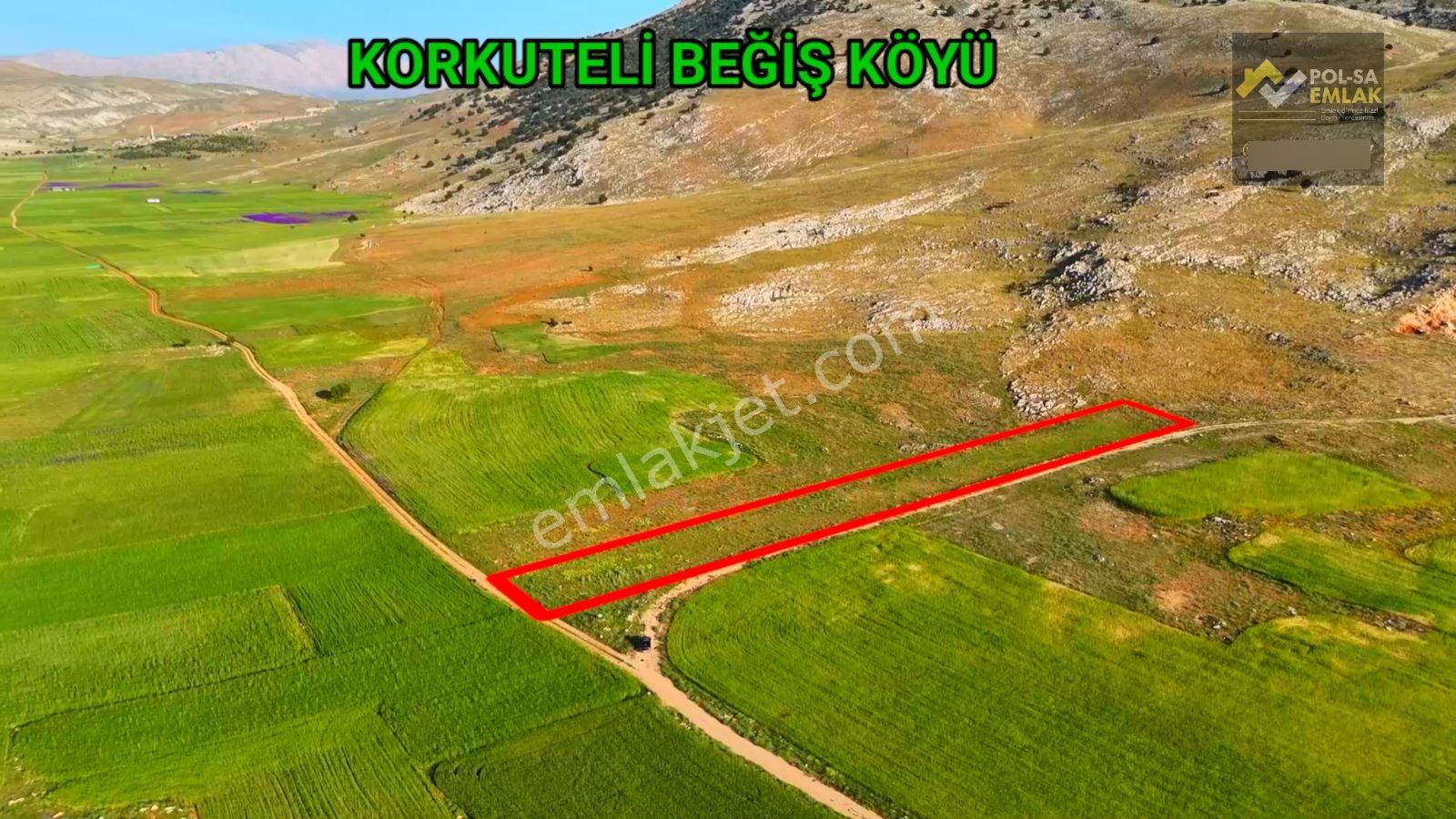 Korkuteli Beğiş De Satılık 2.252m2 Tarla Resmi Yol Var - Görsel 13