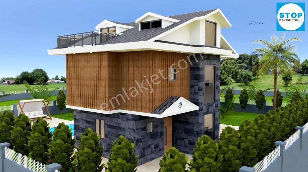 Stop’tan Foça 355m² Arsa Paylı Denize 350m 4+1 Tripleks Villa - Görsel 8