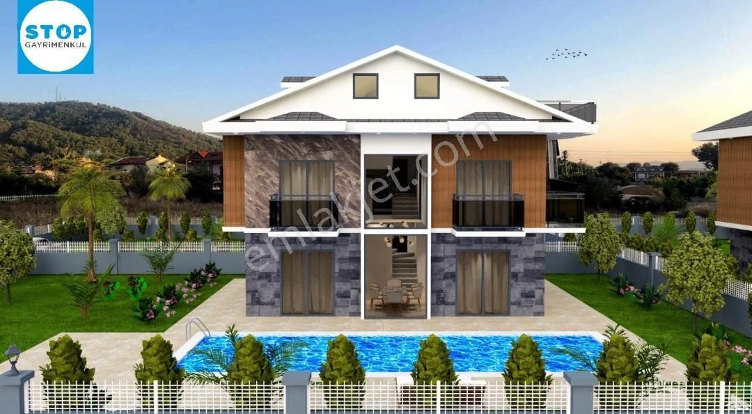 Stop’tan Foça 355m² Arsa Paylı Denize 350m 4+1 Tripleks Villa - Görsel 6