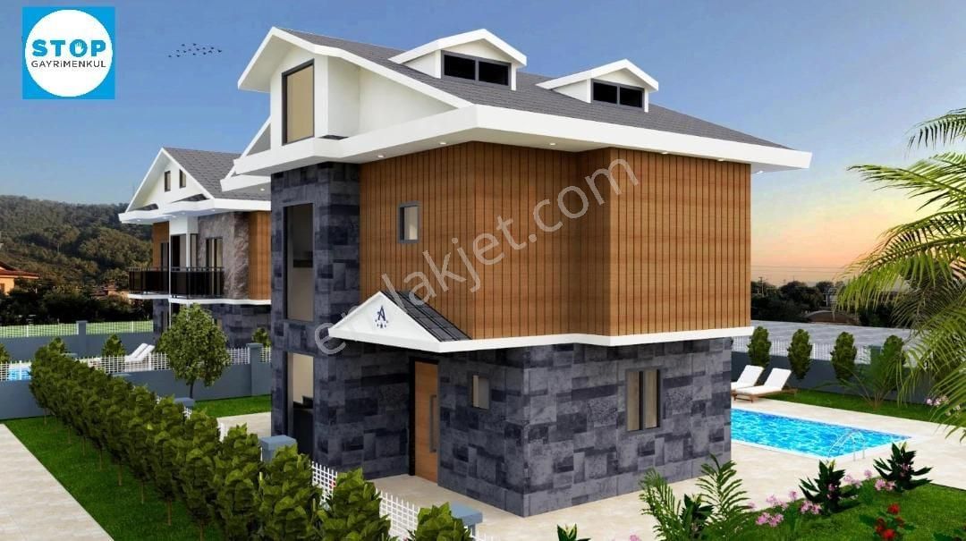 Stop’tan Foça 355m² Arsa Paylı Denize 350m 4+1 Tripleks Villa - Görsel 5
