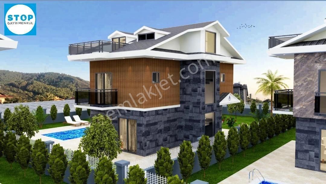 Stop’tan Foça 355m² Arsa Paylı Denize 350m 4+1 Tripleks Villa - Görsel 4