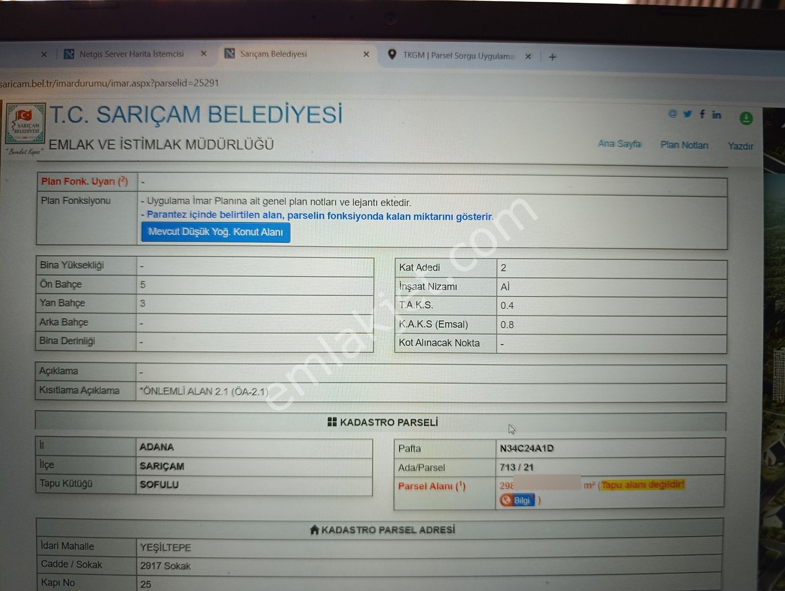 Atıcı Emlak'tan Yeşiltepe Mah. Güzel Konumda Satılık Arsa - Görsel 4
