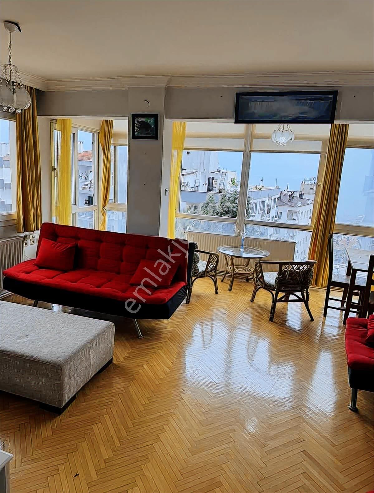 Göztepe Deniz Manzaralı Eşyalı Kiralık Daire - Görsel 15