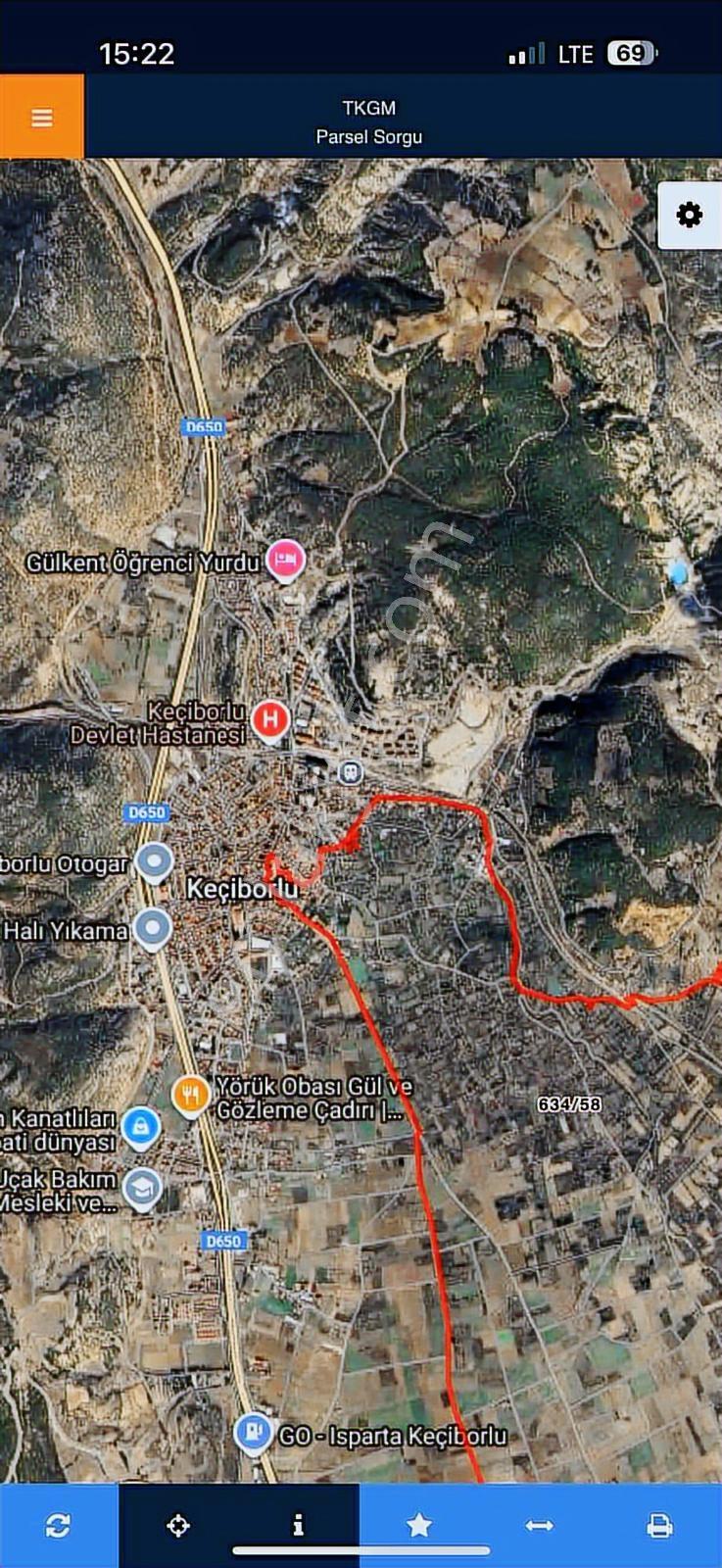 Isparta Keçiborlı Merkezde 700m2 Fırsat Bahçe - Görsel 4