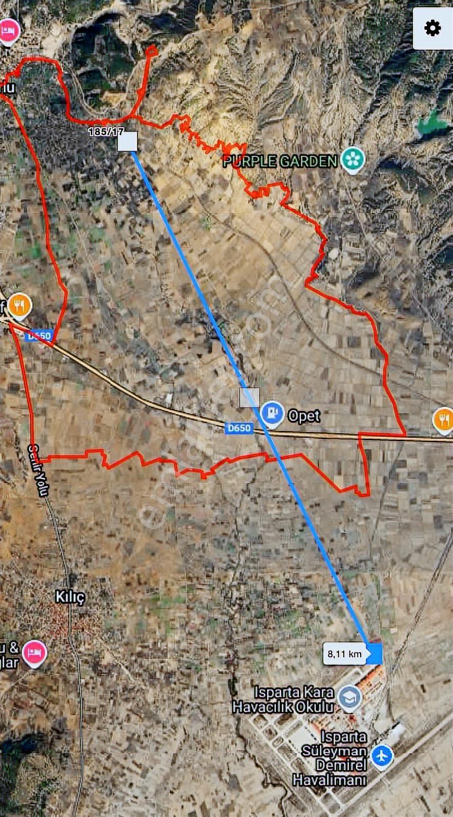 Keçiborlu İlçe Merkezinde 732m2 Fırsat Bahçe - Görsel 5