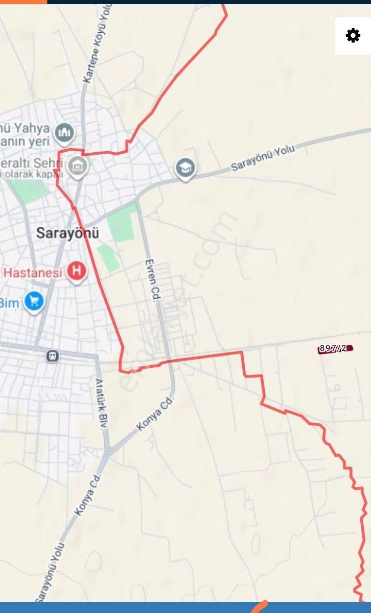 Metin Gönülalan'dan Sarayönün'de İmara Yakın Yatırımlık Tarla - Görsel 4